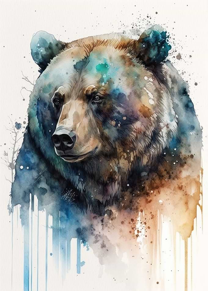 Bear Watercolor