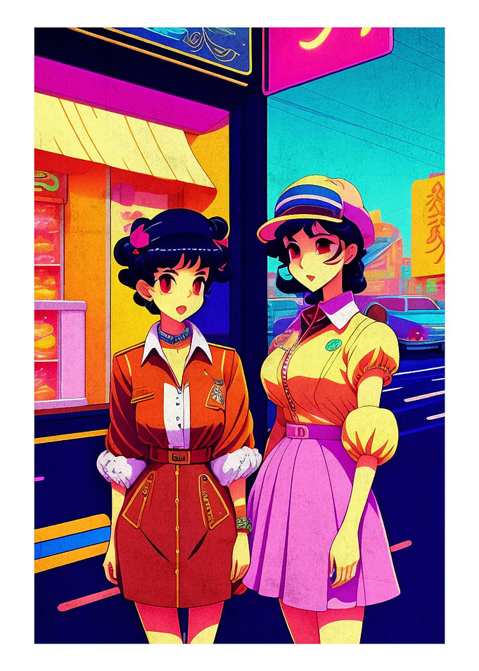 two girls
