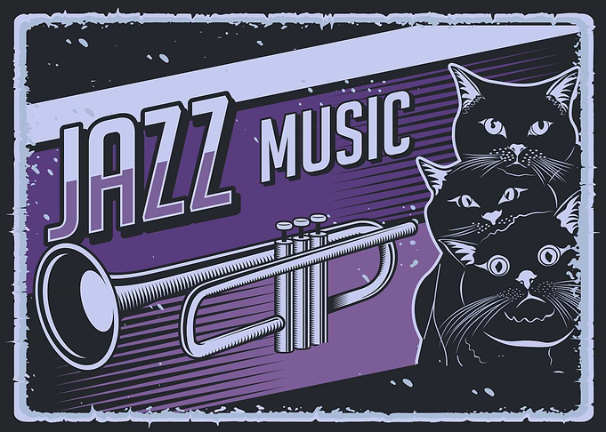 Jazz music with cats