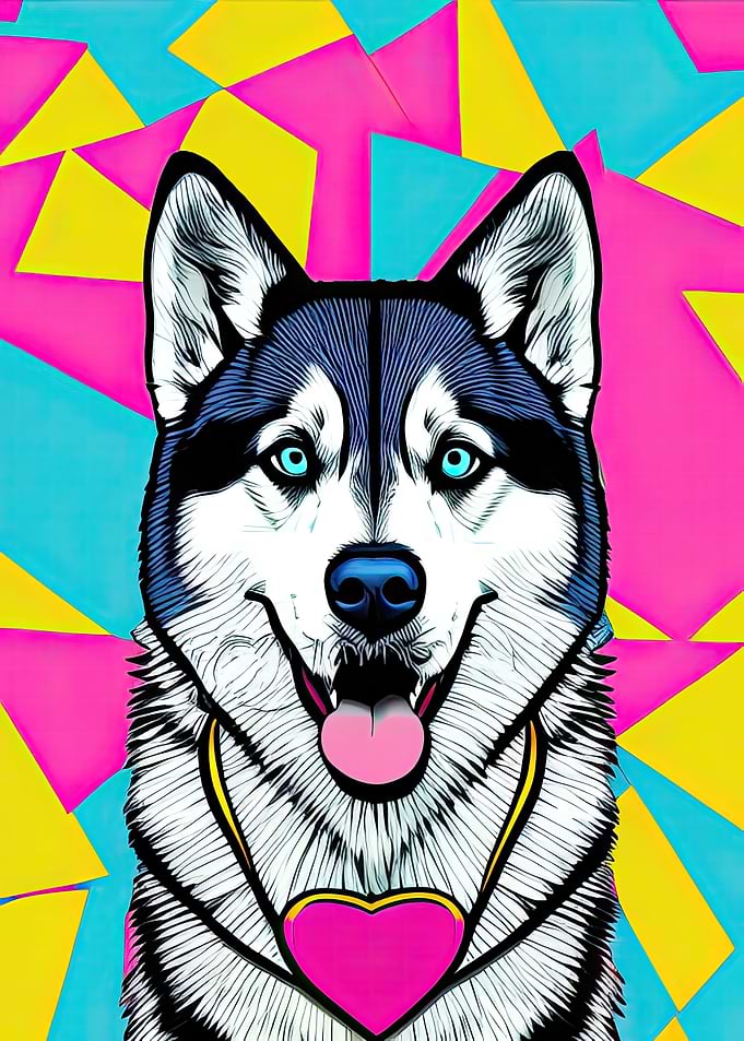 Pop Art Dog 06
