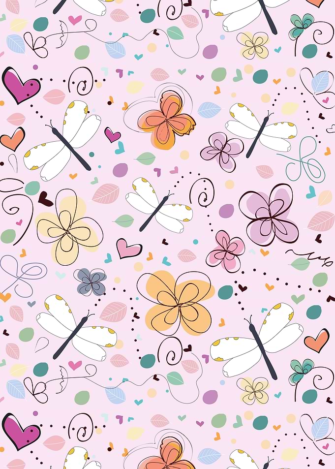 Abstract decorative pink