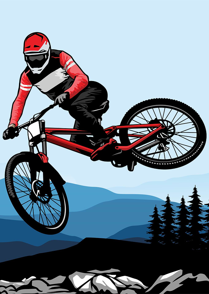 mountain bike design art