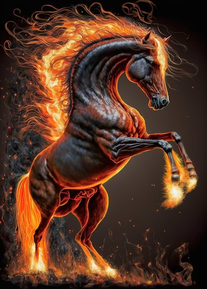 black horse