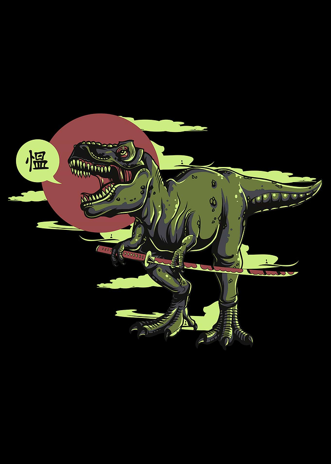 Dinosaur Japan Ninja