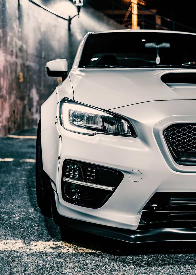 White Mercedes Benz