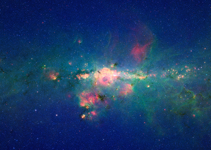 Stars Gather in Milky Way
