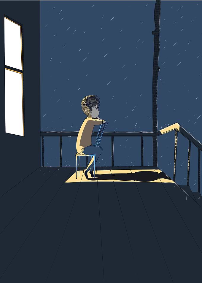 boy alone