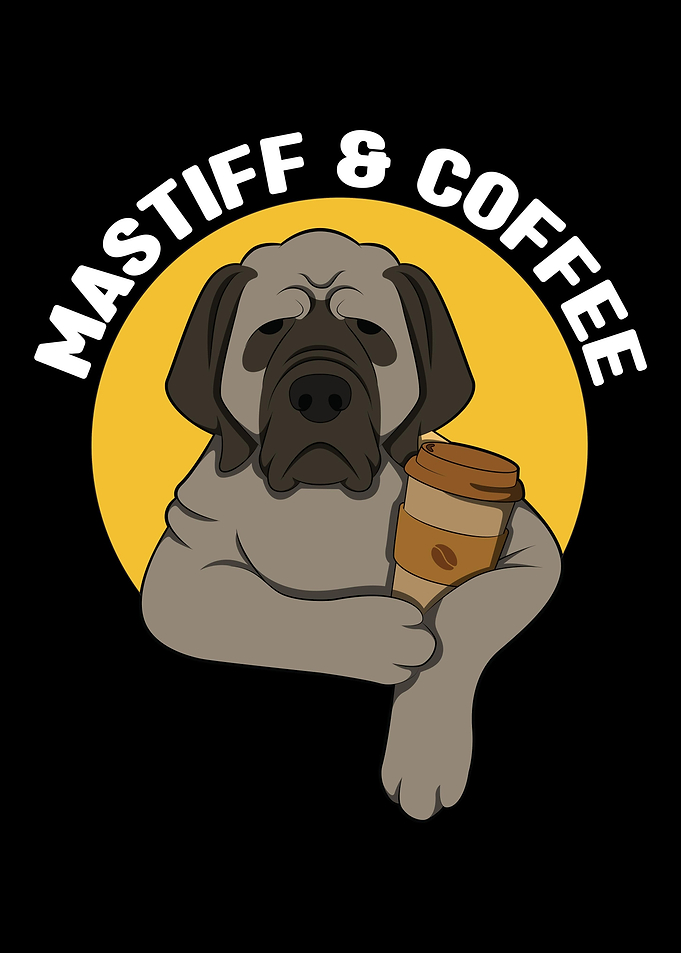 Mastiff And Coffee