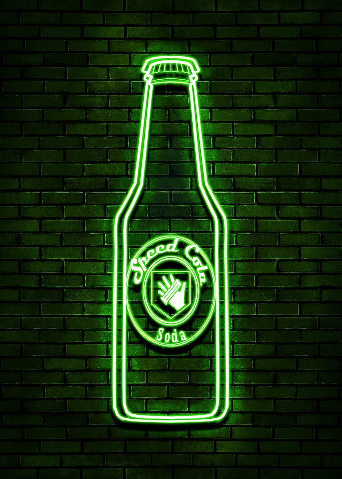 Speed Cola Wall Neon