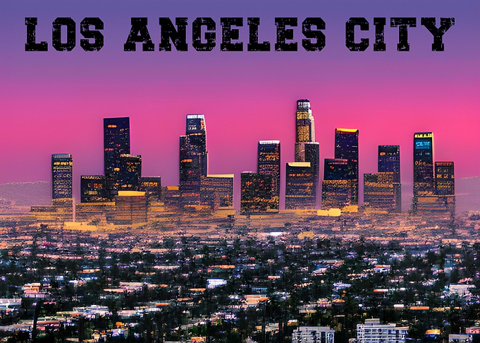 Los Angeles City Skyline