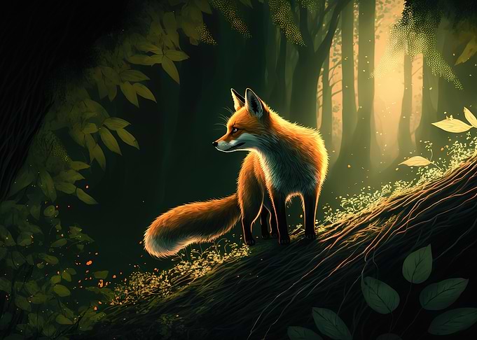 cute fox