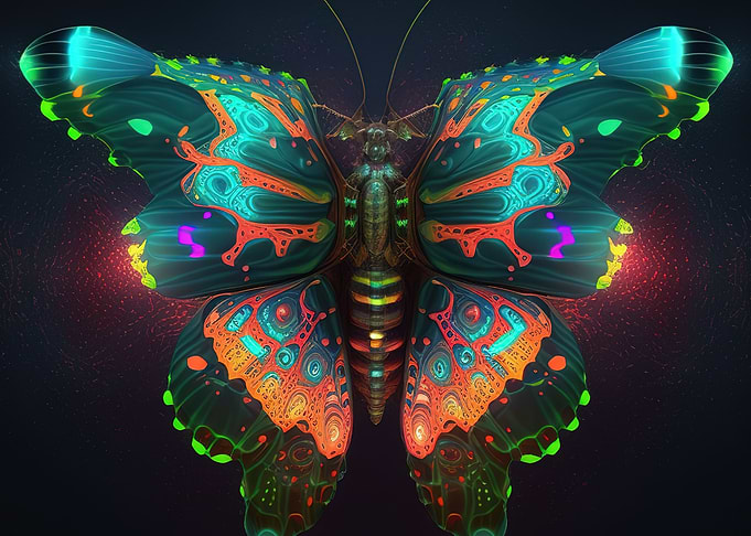 Butterfly colorful