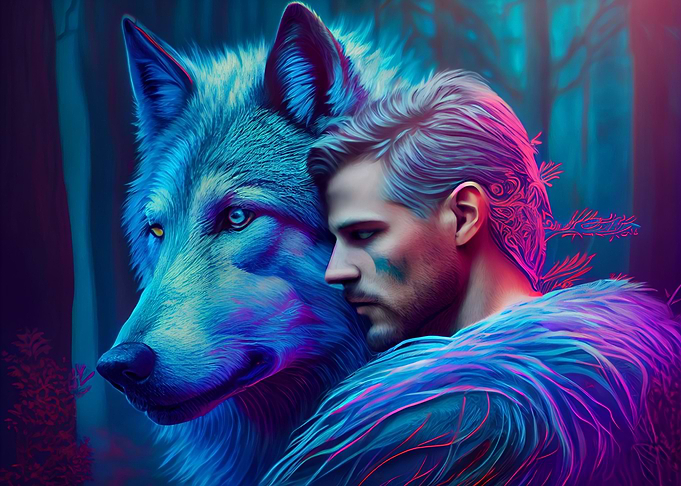 Wolf and man