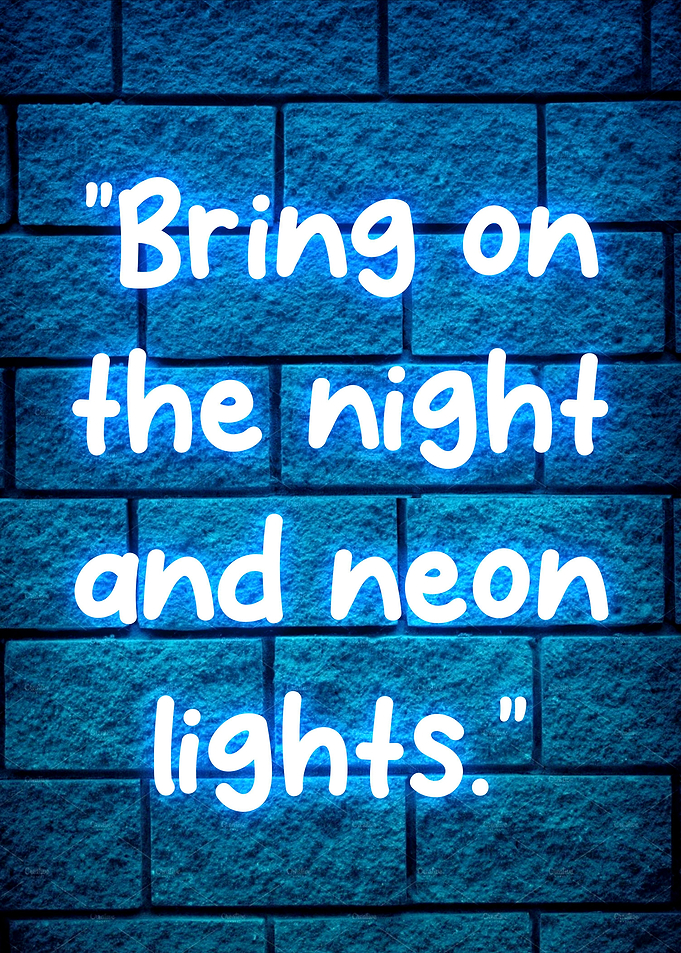 neon quotes