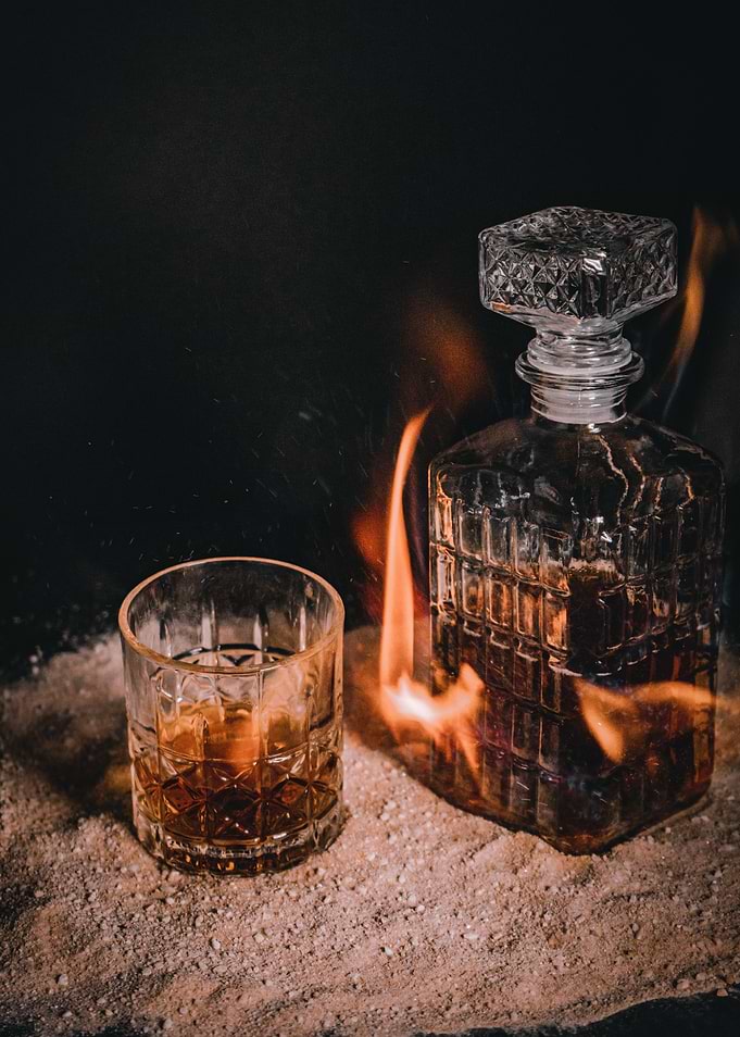 Bourbon flames