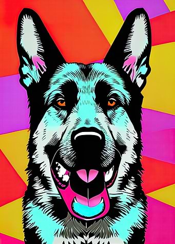 Pop Art Dog 01