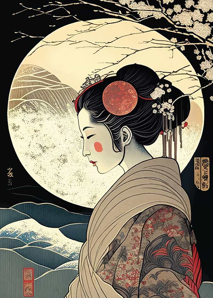Geisha in the park7