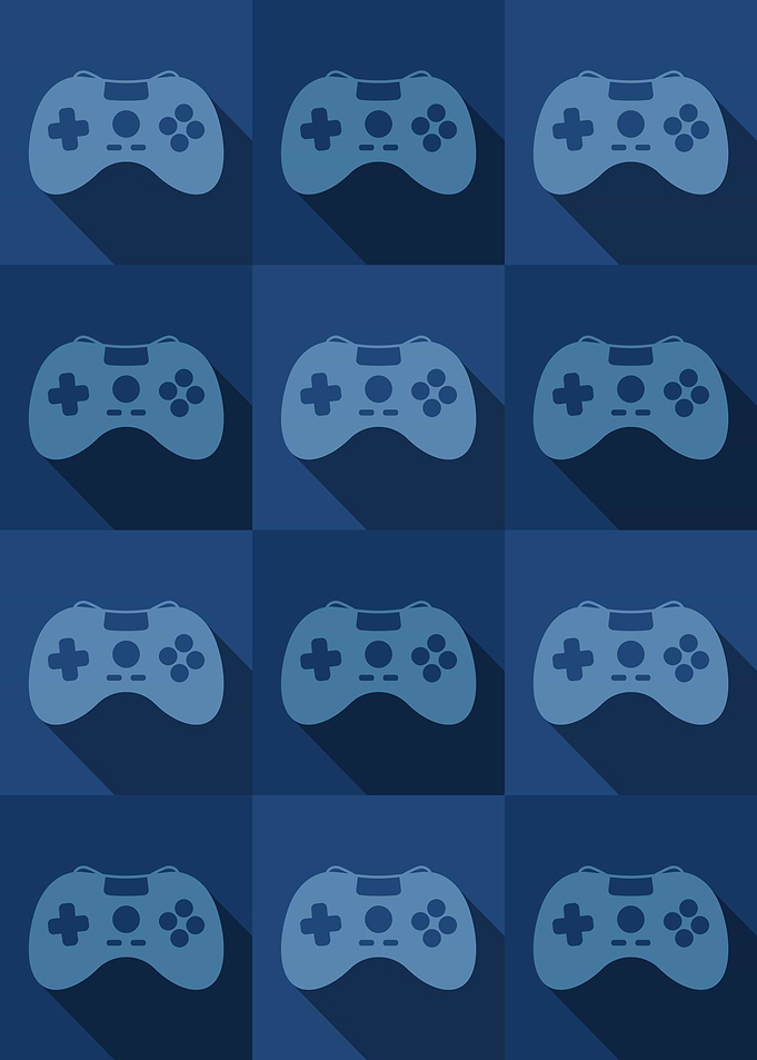 Gamer Controllers Blue