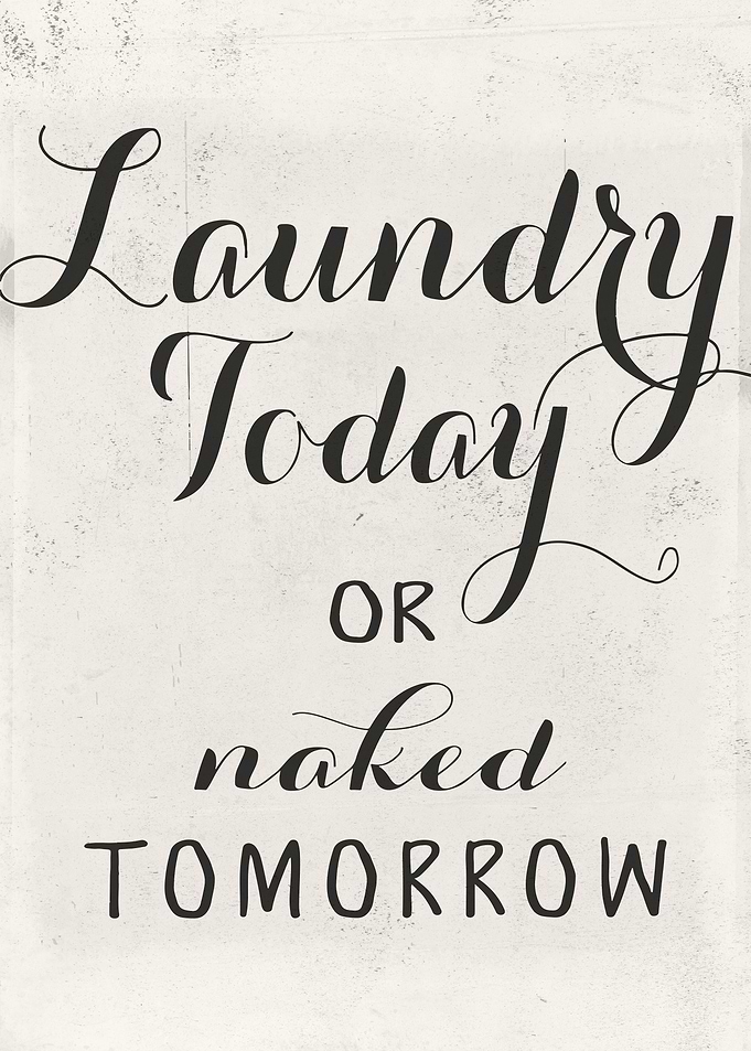 Laundry Today or naked tom