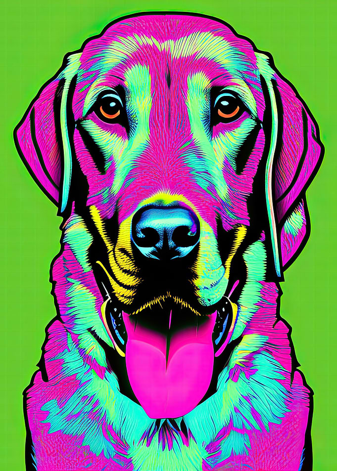 Pop Art Dog 07
