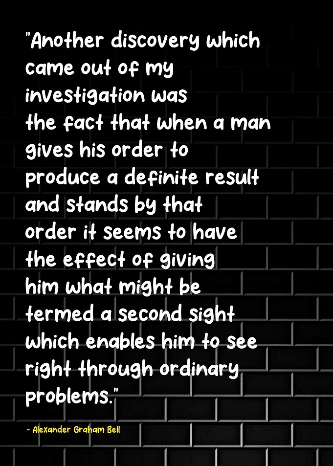 Graham bell quotes