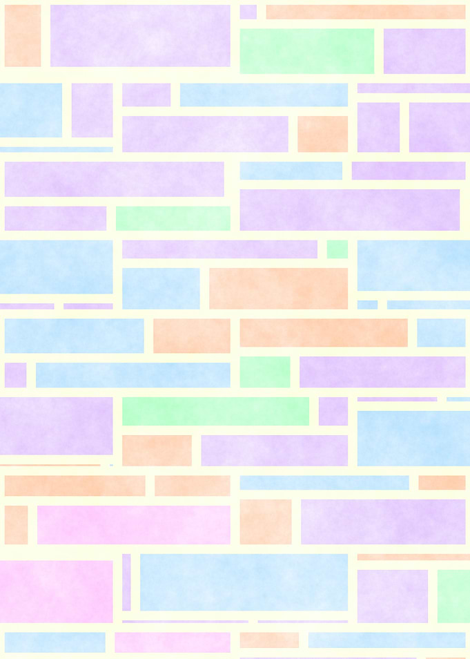 Retro Pastel Boho Mondrian