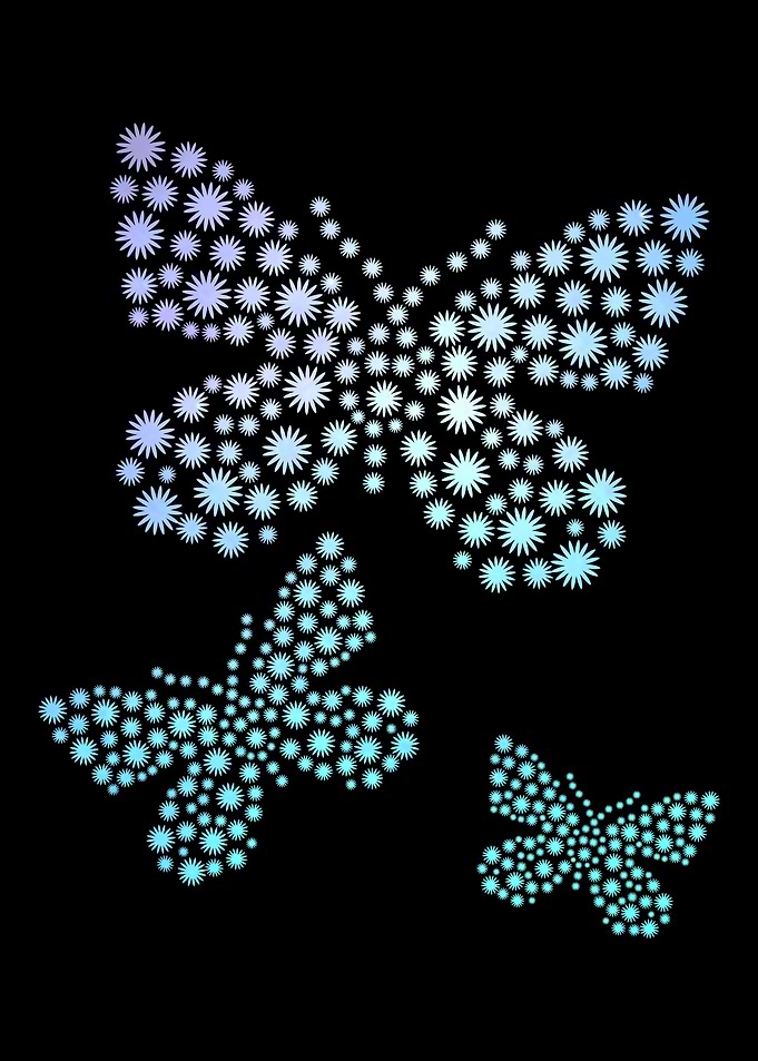 Butterfly Flower Women