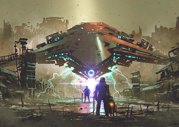 Spaceship futuristic