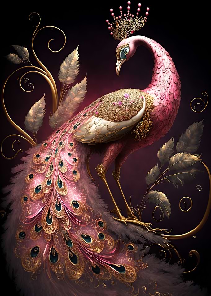 Magnificent peacock