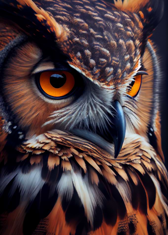 Owl Closeup