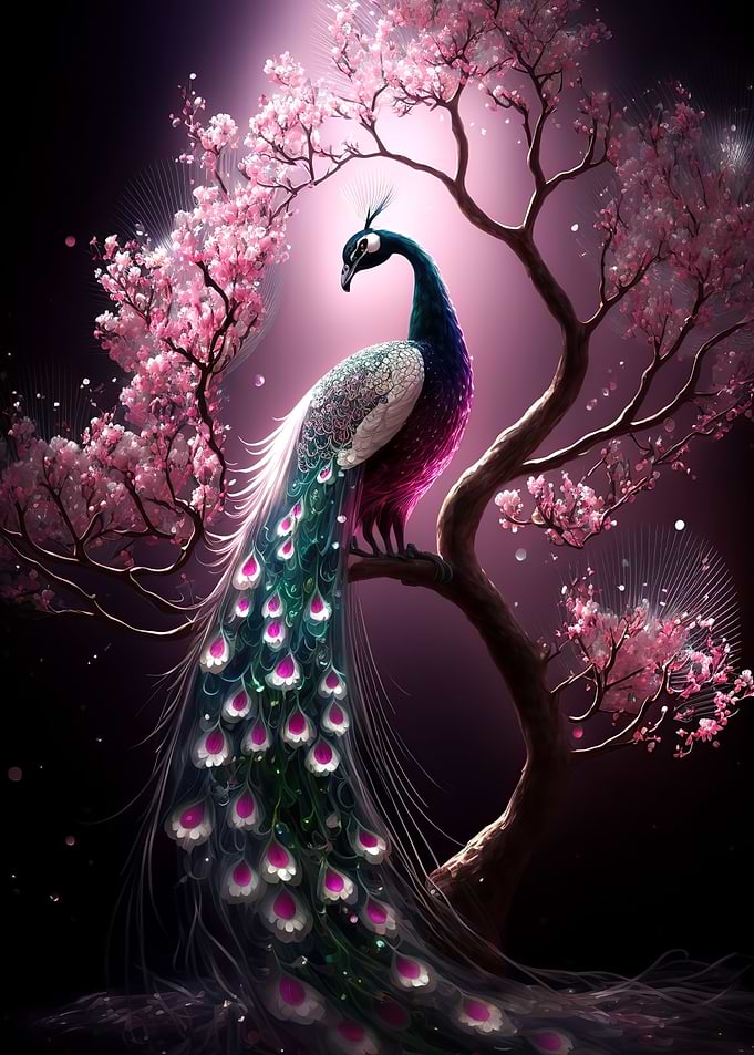 Magnificent peacock