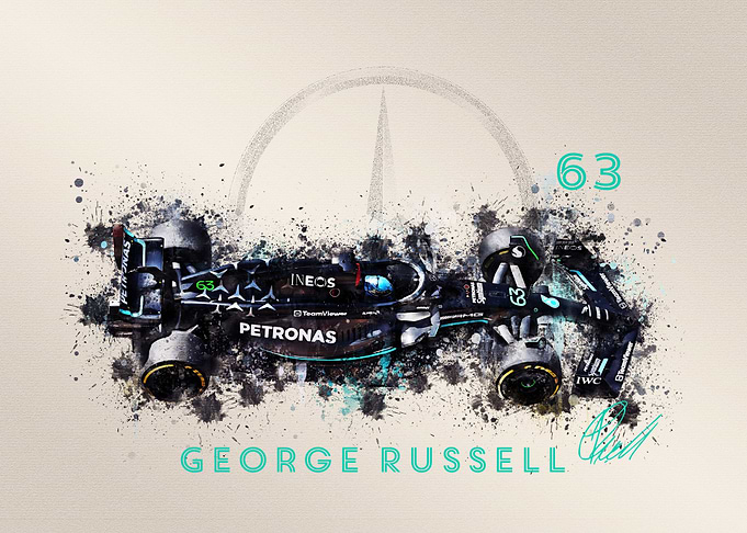 George Russell Car 2023