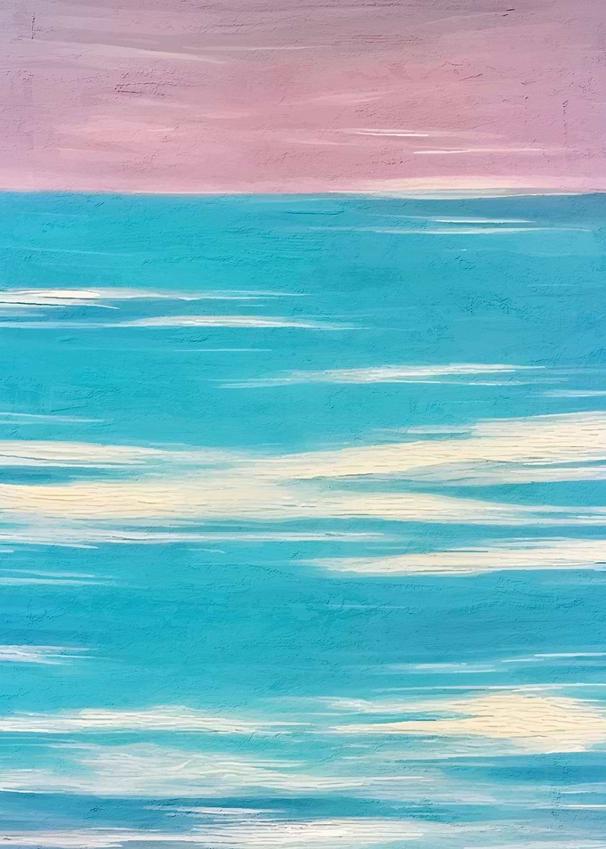 Colorful landscape paint