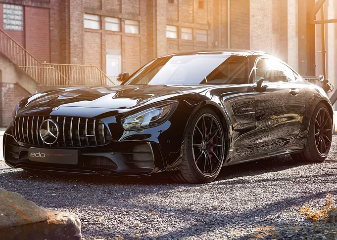 Black Glossy Mercedes Benz