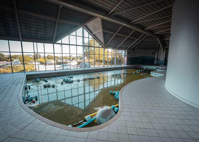 Abandoned UK pool