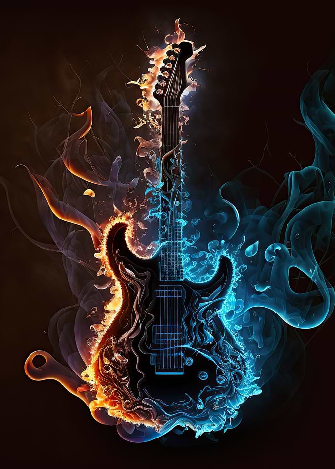 Guitar fire
