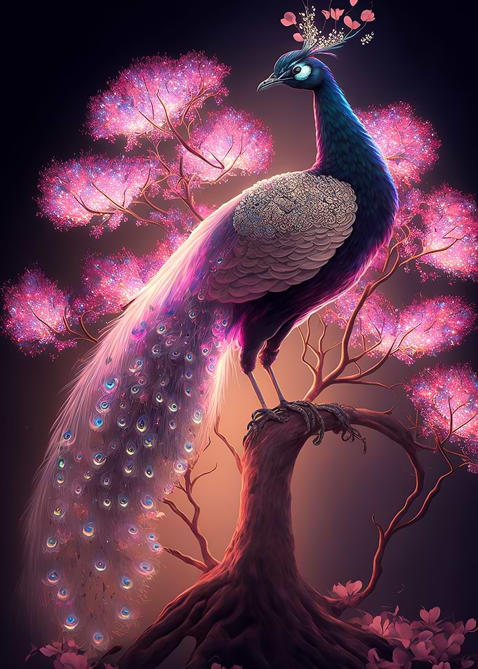 Magnificent peacock