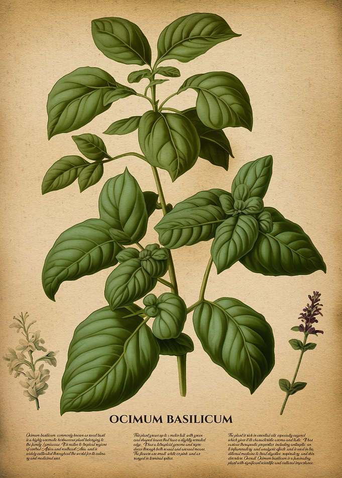 Basil ocimum basilicum