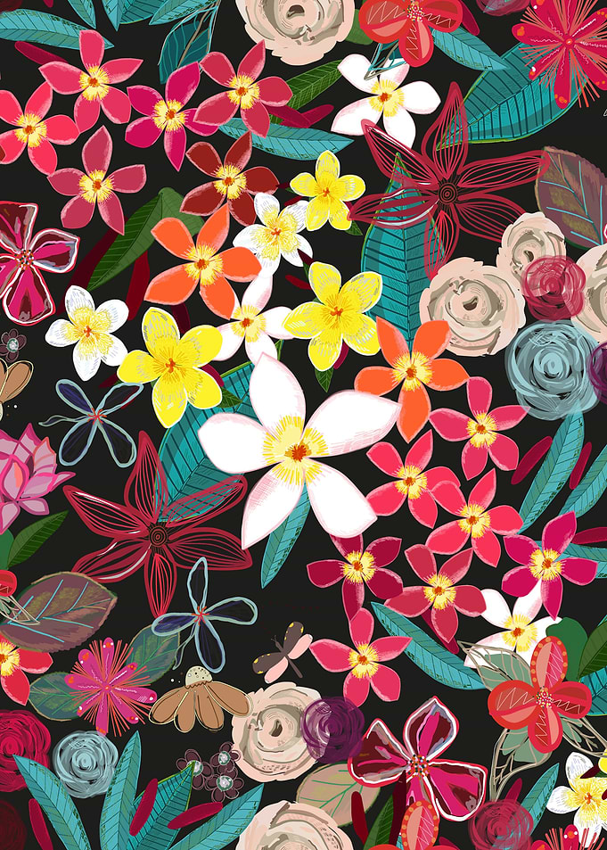 Frangipani tropical