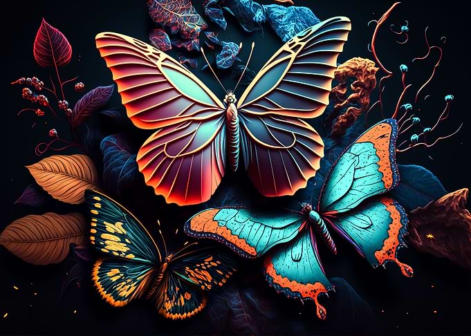 Butterfly in the Night