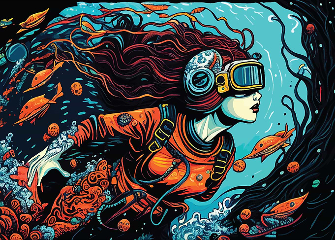 Astronaut woman 5