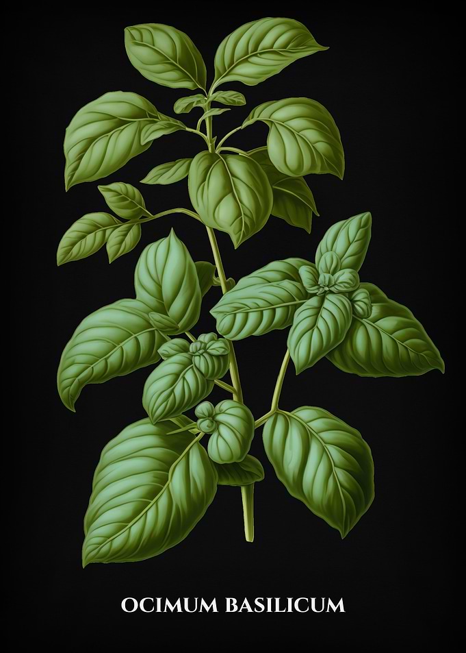 Basil ocimum basilicum