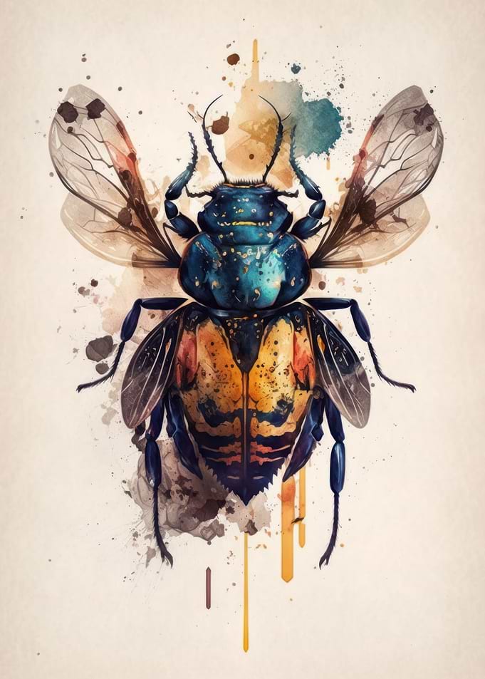 Insect Watercolor