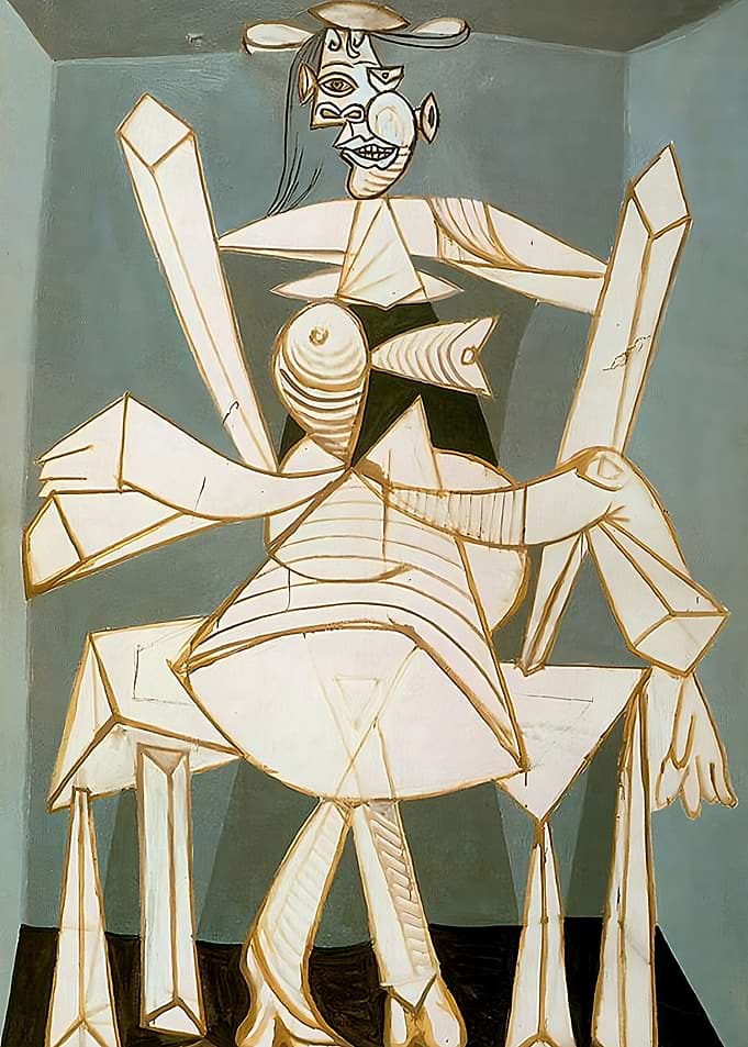 woman in an armchair 1941