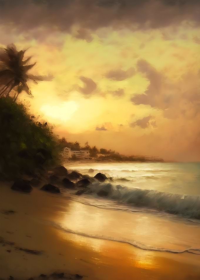 Golden Hours Sea