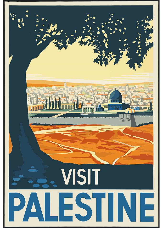 Vintage travel poster