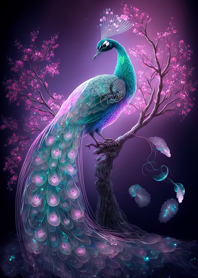 Magnificent peacock