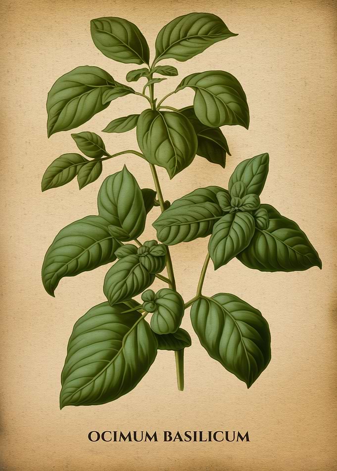 Basil ocimum basilicum