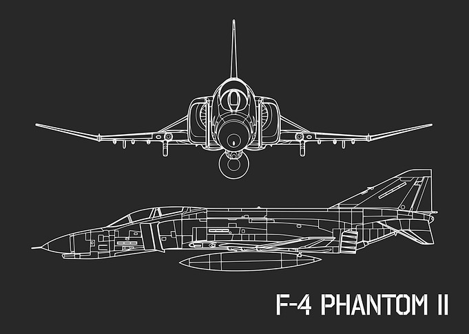 F 4 Phantom II Fighterjet