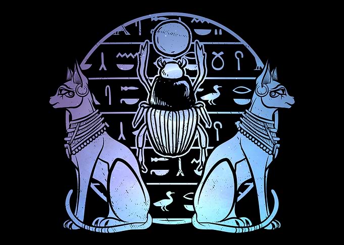 Egyptian Bastet Scarab